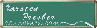 Karsten Presber Visitenkarte